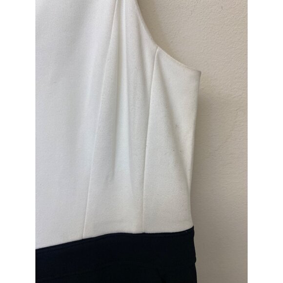 Karl Lagerfled Paris Womens Scuba Crepe Belted Jumpsuit White Size 12 Defected - Picture 5 of 7